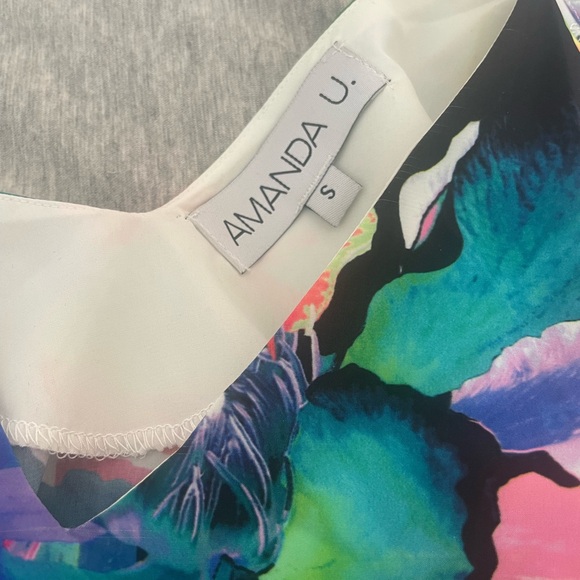 AMANDA UPRICHARD Mini Floral Dress - Picture 3 of 5